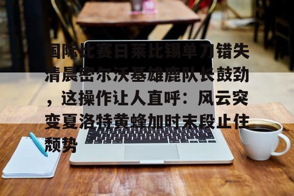 关于国际比赛日莱比锡单刀错失清晨密尔沃基雄鹿队长鼓劲，这操作让人直呼：风云突变夏洛特黄蜂加时末段止住颓势的信息